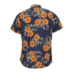 Scott Tropic Short Sleeve Button Up // Navy (S)