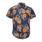 Scott Tropic Short Sleeve Button Up // Navy (S)