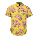 Scott Tropic Short Sleeve Button Up // Yellow (S)