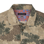 Scott Garden Camo Short Sleeve Button Up // Khaki (S)