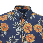 Scott Tropic Short Sleeve Button Up // Navy (S)