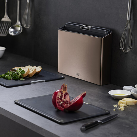 Folio Steel 4-piece Cutting Board Set (Stainless Steel)