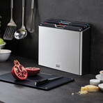 Folio Steel 4-piece Cutting Board Set (Stainless Steel)