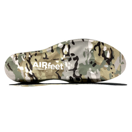 AIRfeet® OUTDOOR O2 Dyanamic Life Changing Insoles // Camouflage + Black (S)