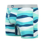 SHEATH 4.0 Men's Dual Pouch Boxer Brief // Ocean Wave (Small)