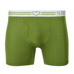 SHEATH 4.0 Men's Dual Pouch Boxer Brief // Green (Small)