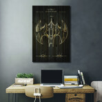 Batwing, Black // PatentPrintStore (26"H x 18"W x 1.5"D)