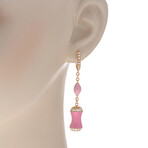 Zydo 18K Rose Gold Diamond Drop Earrings // Store Display