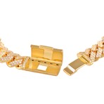 LB Exclusive // 14K Yellow Gold Diamond Cuban Link Bracelet // 8" // New