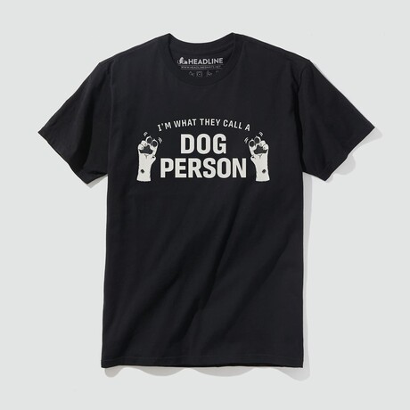 Dog Paw "Air Quotes" T-Shirt (S)
