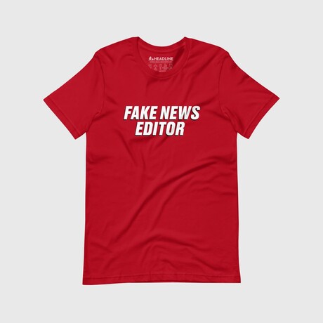Fake News Editor T-Shirt (S)