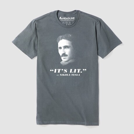 Tesla: It's Lit T-Shirt (S)