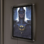 Flash Movie Batman // MightyPrint Wall Art // Backlit LED Frame