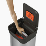 Titan 20L Stainless Steel Trash Bin