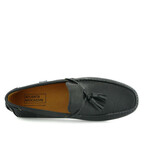 Leather City Loafers w/Tassel // Black (39)