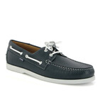 Soft Napa Regatta Boat Shoes // Navy Blue (39)