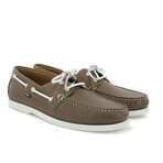 Soft Napa Regatta Boat Shoes // Taupe (39)