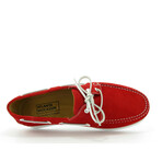 Soft Napa Regatta Boat Shoes // Red (39)