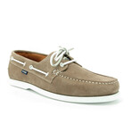 Suede Regatta Boat Shoes // Sand (39)