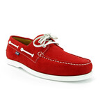 Soft Napa Regatta Boat Shoes // Red (39)