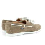 Suede Regatta Boat Shoes // Sand (39)