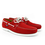 Soft Napa Regatta Boat Shoes // Red (39)