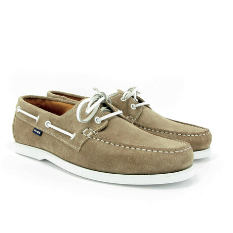 Suede Regatta Boat Shoes // Sand (39)