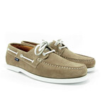 Suede Regatta Boat Shoes // Sand (39)