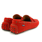 City Drivers In Suede // Red (39)