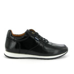 Sneakers In Pull Up Leather // Black (39)