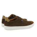 Tennis Sneakers In Suede // Camel (40)