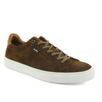 Tennis Sneakers In Suede // Camel (40)