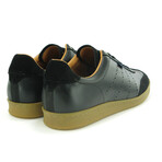 Suede T Smooth Sneakers // Black (40)