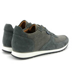 Sneakers Canvas And Suede // Gray (39)