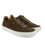 Tennis Sneakers In Suede // Camel (40)