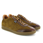 T-Sneakers In Suede And Pull Up // Camel (39)