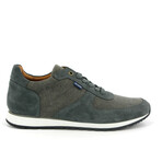 Sneakers Canvas And Suede // Gray (39)