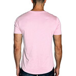 Keith Short Sleeve T-Shirt // Pastel Pink (S)