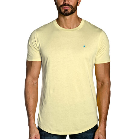 Liam Short Sleeve T-Shirt // Pastel Yellow (S)