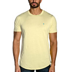Liam Short Sleeve T-Shirt // Pastel Yellow (S)