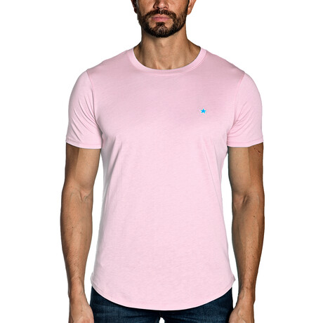 Keith Short Sleeve T-Shirt // Pastel Pink (S)