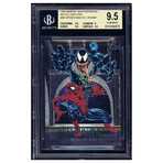 1992 Skybox Marvel Masterpieces Battle Spectra #4D Spider-Man vs Venom BGS 9.5 // Gem Mint