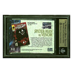 1992 Skybox Marvel Masterpieces Battle Spectra #4D Spider-Man vs Venom BGS 9.5 // Gem Mint