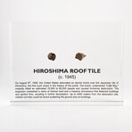 Hiroshima Roof Tile Artifact Display