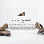 V-2 Rocket Shrapnel Artifact Display