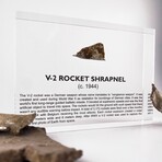 V-2 Rocket Shrapnel Artifact Display