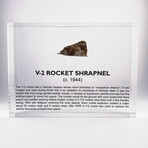 V-2 Rocket Shrapnel Artifact Display