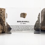 Berlin Wall Rubble Artifact Display