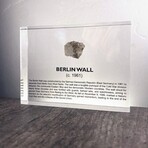 Berlin Wall Rubble Artifact Display