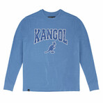 Kangol Long Sleeve Graphis Tee // Lichen Blue (XS)